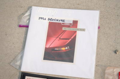 1996 Acura NSX in Formula Red over Tan