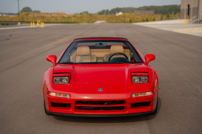 1996 Acura NSX in Formula Red over Tan