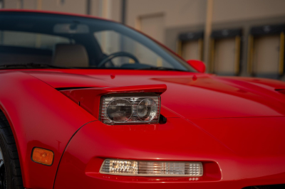 1996 Acura NSX in Formula Red over Tan