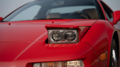 1996 Acura NSX in Formula Red over Tan