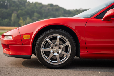 1996 Acura NSX in Formula Red over Tan