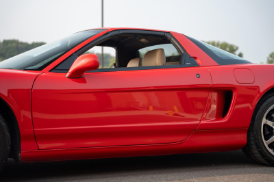 1996 Acura NSX in Formula Red over Tan