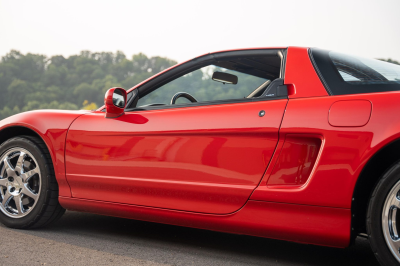 1996 Acura NSX in Formula Red over Tan