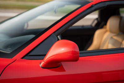 1996 Acura NSX in Formula Red over Tan
