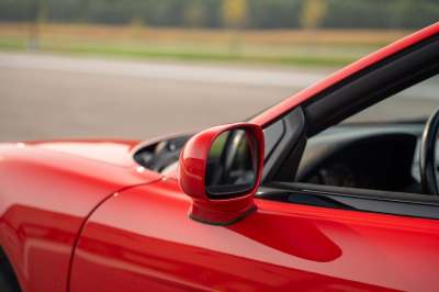 1996 Acura NSX in Formula Red over Tan