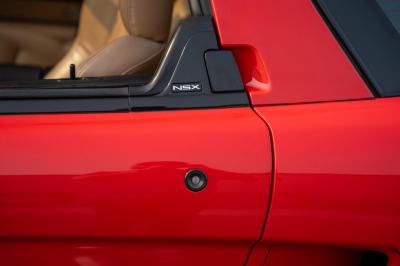1996 Acura NSX in Formula Red over Tan