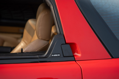 1996 Acura NSX in Formula Red over Tan