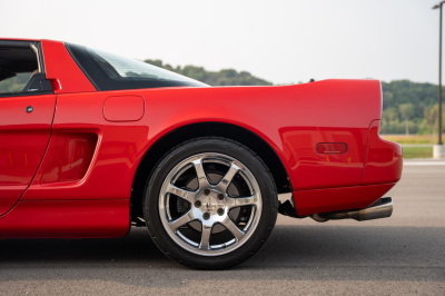 1996 Acura NSX in Formula Red over Tan