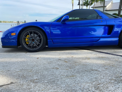 2004 Acura NSX in Long Beach Blue over Blue