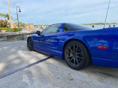 2004 Acura NSX in Long Beach Blue over Blue