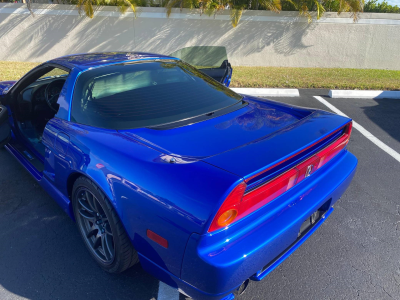 2004 Acura NSX in Long Beach Blue over Blue