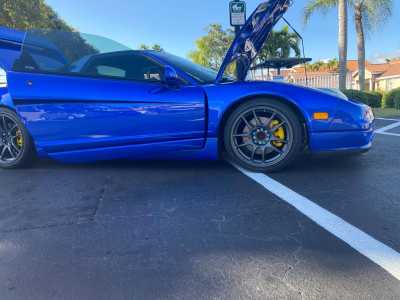 2004 Acura NSX in Long Beach Blue over Blue