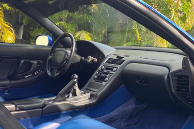 2004 Acura NSX in Long Beach Blue over Blue