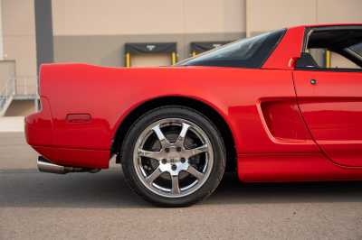 1996 Acura NSX in Formula Red over Tan
