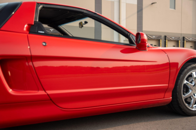 1996 Acura NSX in Formula Red over Tan