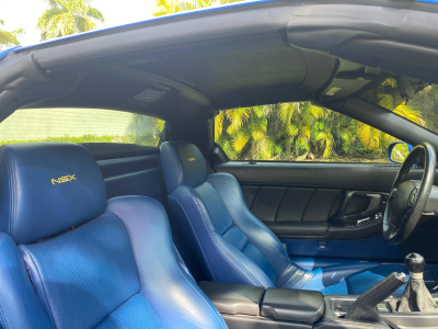 2004 Acura NSX in Long Beach Blue over Blue