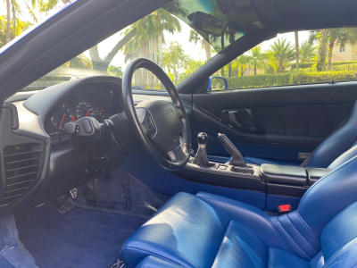 2004 Acura NSX in Long Beach Blue over Blue