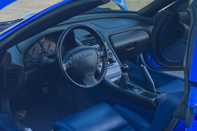 2004 Acura NSX in Long Beach Blue over Blue