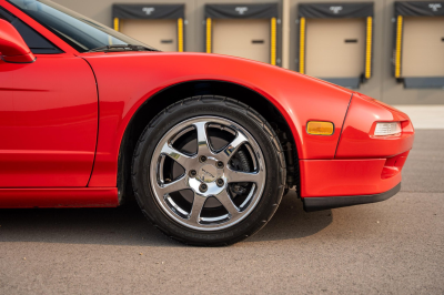 1996 Acura NSX in Formula Red over Tan