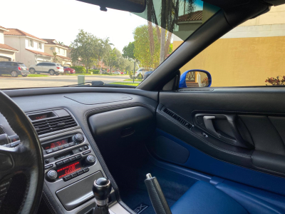 2004 Acura NSX in Long Beach Blue over Blue
