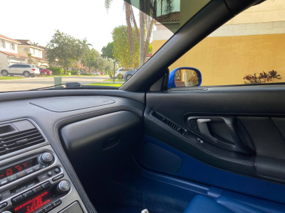 2004 Acura NSX in Long Beach Blue over Blue