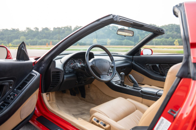 1996 Acura NSX in Formula Red over Tan