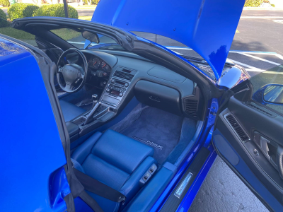 2004 Acura NSX in Long Beach Blue over Blue