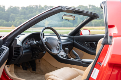 1996 Acura NSX in Formula Red over Tan