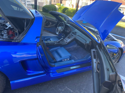 2004 Acura NSX in Long Beach Blue over Blue