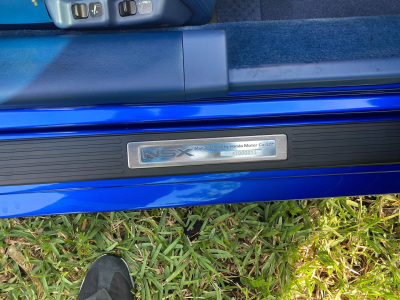 2004 Acura NSX in Long Beach Blue over Blue