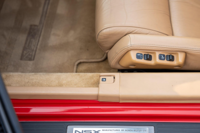 1996 Acura NSX in Formula Red over Tan