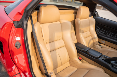 1996 Acura NSX in Formula Red over Tan