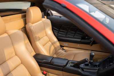 1996 Acura NSX in Formula Red over Tan