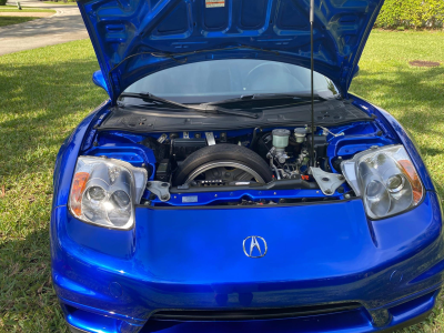 2004 Acura NSX in Long Beach Blue over Blue