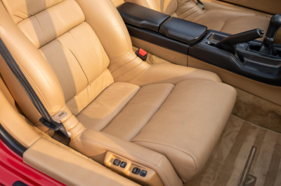 1996 Acura NSX in Formula Red over Tan