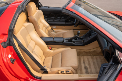 1996 Acura NSX in Formula Red over Tan