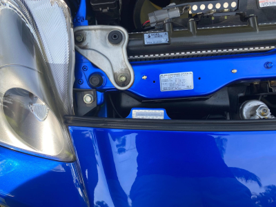 2004 Acura NSX in Long Beach Blue over Blue