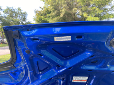 2004 Acura NSX in Long Beach Blue over Blue