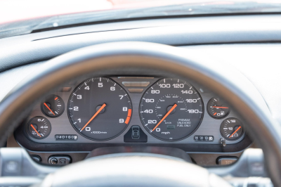 1996 Acura NSX in Formula Red over Tan