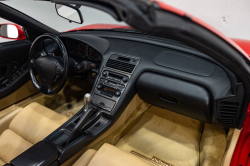 1996 Acura NSX in Formula Red over Tan