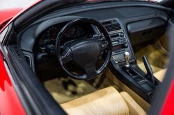 1996 Acura NSX in Formula Red over Tan