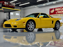 2002 Acura NSX in Spa Yellow over Black