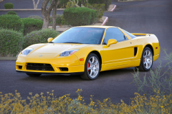 2002 Acura NSX in Spa Yellow over Black