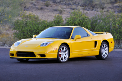 2002 Acura NSX in Spa Yellow over Black