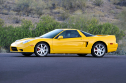 2002 Acura NSX in Spa Yellow over Black