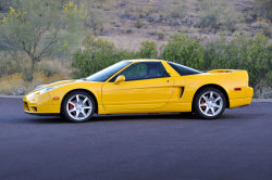 2002 Acura NSX in Spa Yellow over Black