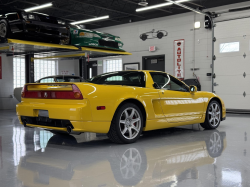 2002 Acura NSX in Spa Yellow over Black