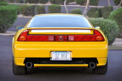 2002 Acura NSX in Spa Yellow over Black