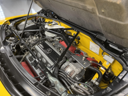 2002 Acura NSX in Spa Yellow over Black