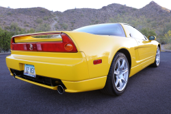 2002 Acura NSX in Spa Yellow over Black